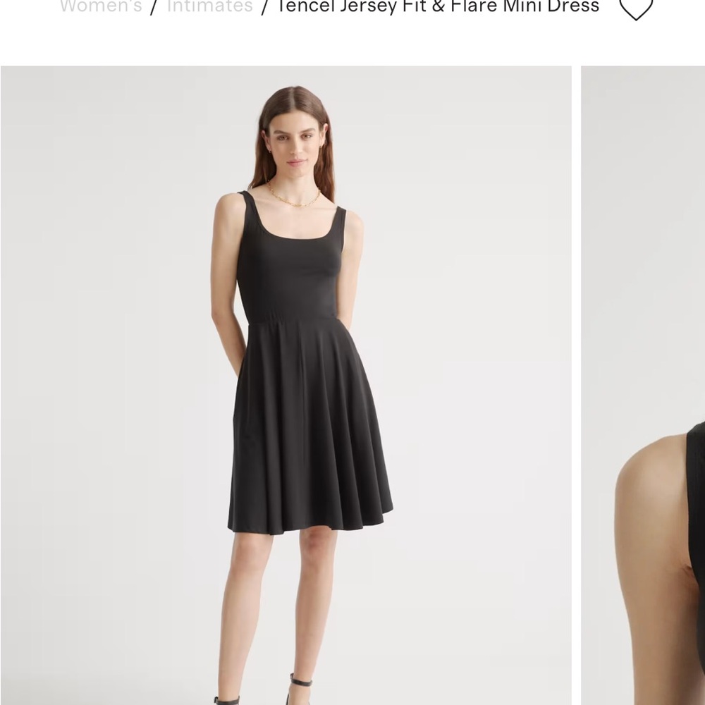 Jersey Fit & Flare Mini Dress